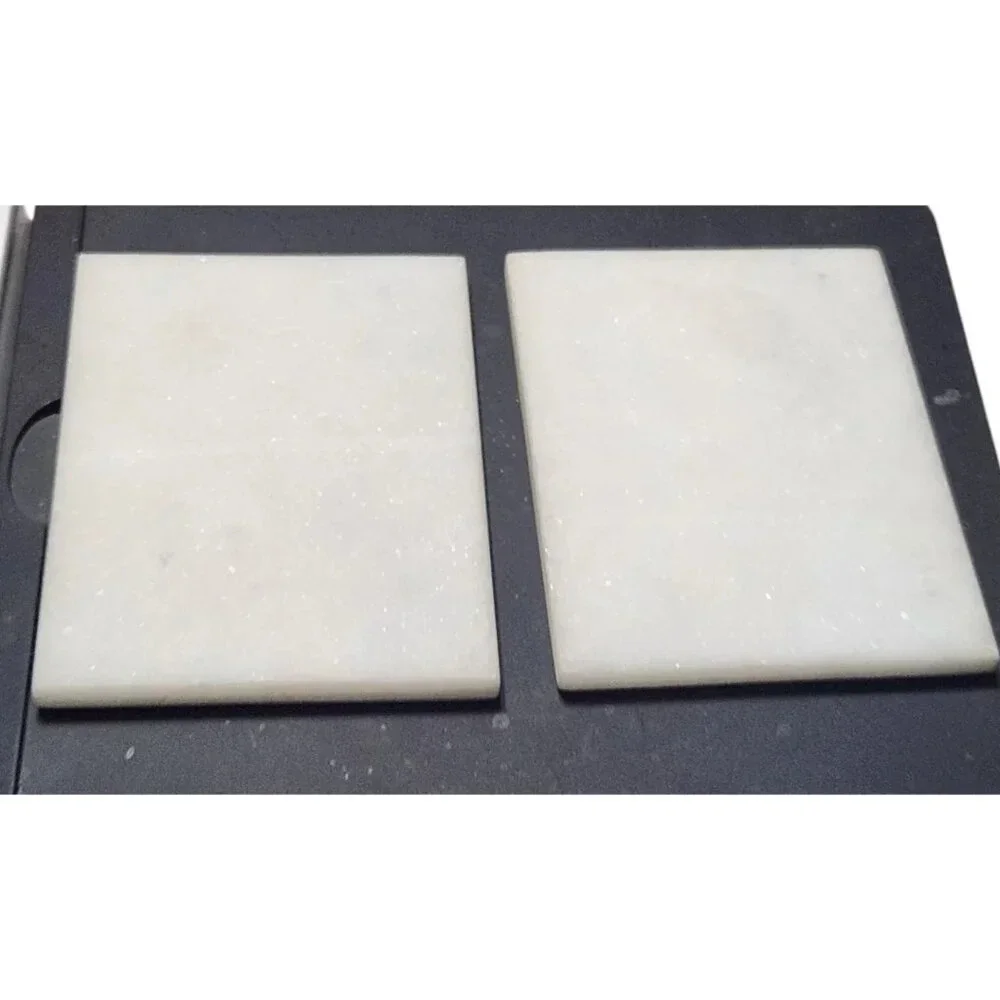 Stone‎ Floral Inlay Coasters Tiles Set of 2